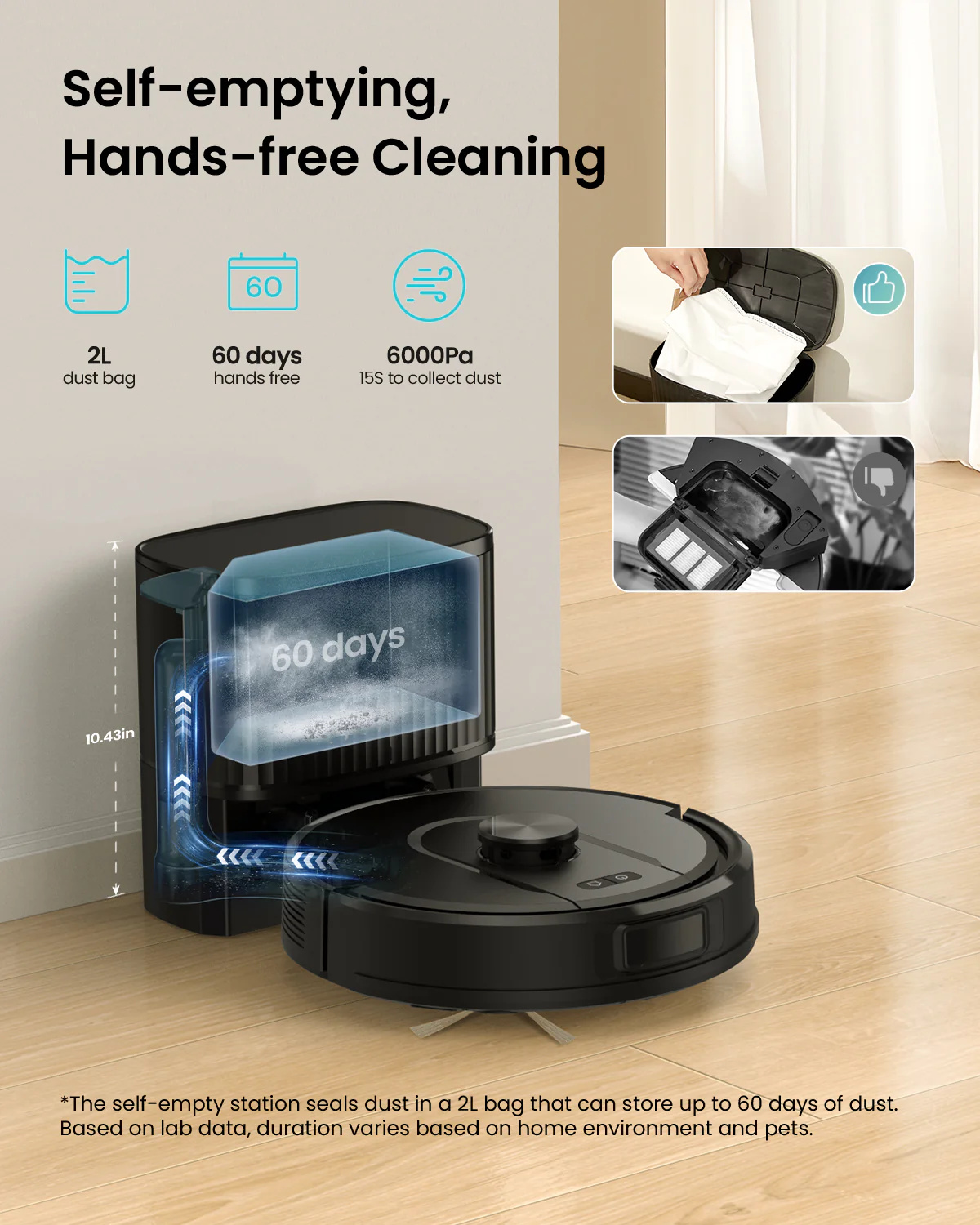 Vactidy & Vexilar | Cleanova W11 Robot Vacuum Cleaner - Image 3